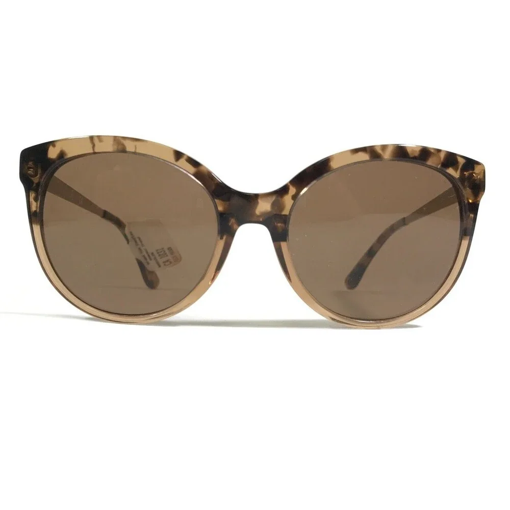 Candies Sunglasses CA1031 47E Gray Tortoise Round Cat Eye Frames w/ Brown Lenses
